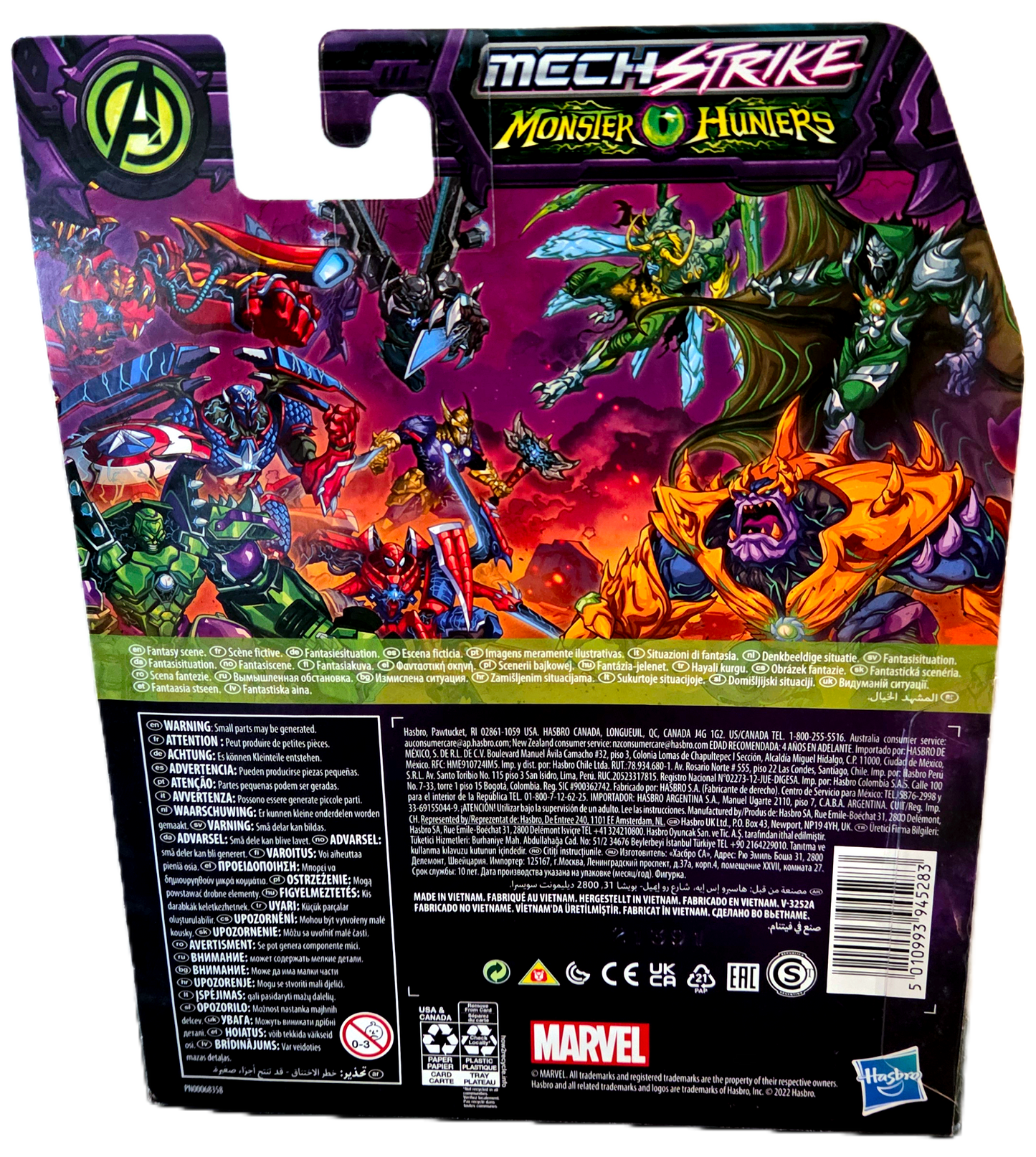 Hasbro Marvel Mech Strike Monster Hunters Captain America Action Figure