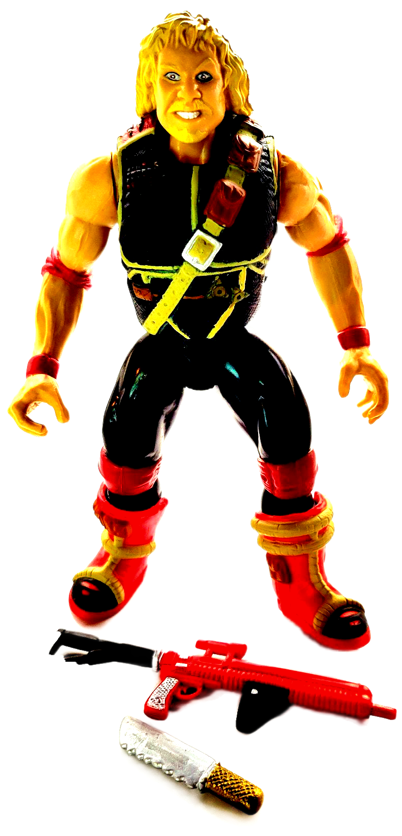サイラス　World of Pain Policeman フィギュア Jakks WWF Stomp Series 1 Brian Pillman Loose Action Figure – The