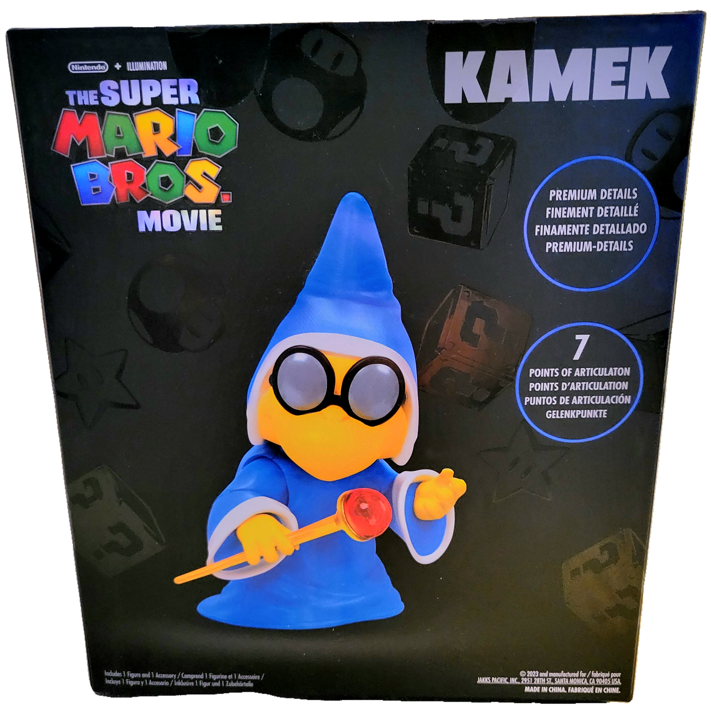 Jakks Pacific The Super Mario Bros. Movie Kamek Action Figure