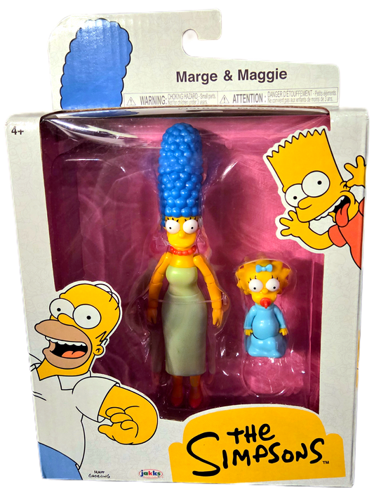 Jakks Pacific The Simpsons Series 3 Marge and Maggie Simpson Action Figure Set