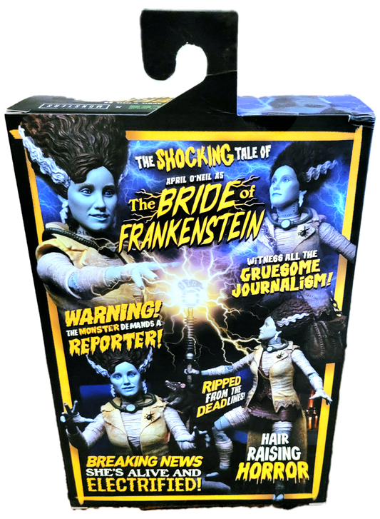 NECA Teenage Mutant Ninja Turtles x Universal Monsters April O'Neil as The Bride of Frankenstein Ultimate Action Figure