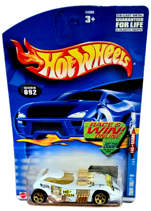 Mattel Hot Wheels Masters of the Universe Twin Mill II He Man 2 of 4 #92 Diecast Car