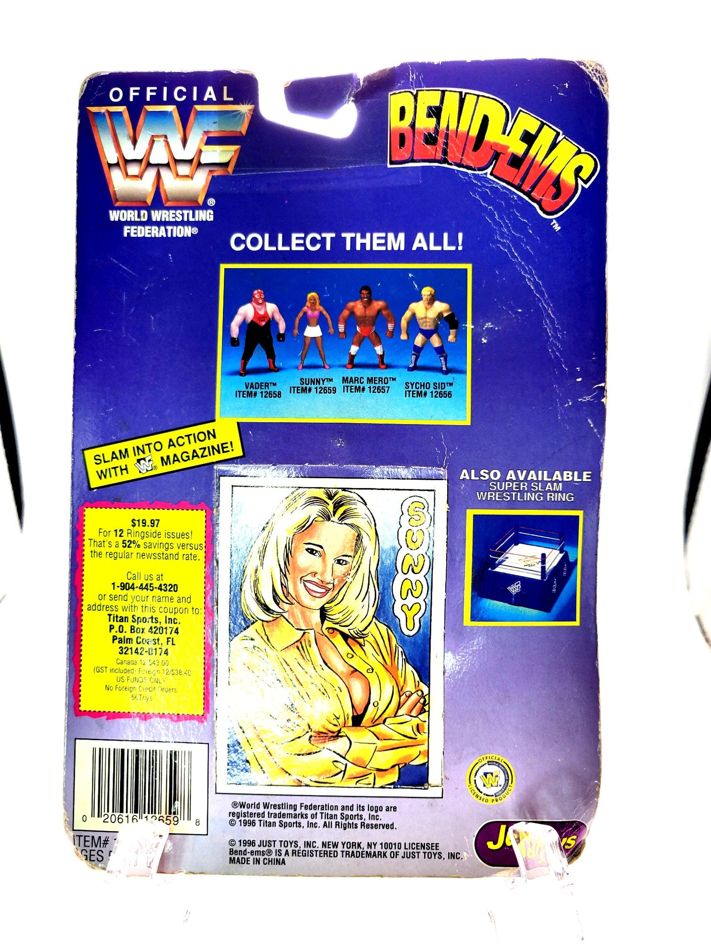 Justoys WWF Bendems Sunny Series 4 Figure