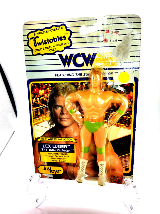 Justoys WCW Twistables Lex Luger Figure