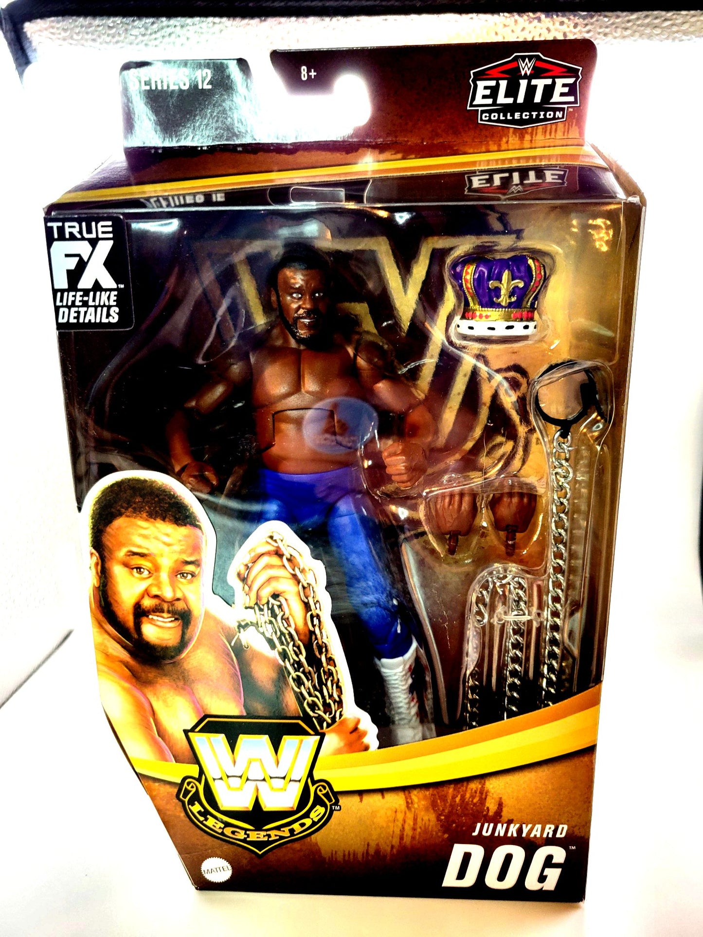 Mattel WWE Legends Series 12 Junkyard Dog Chase Action Figure