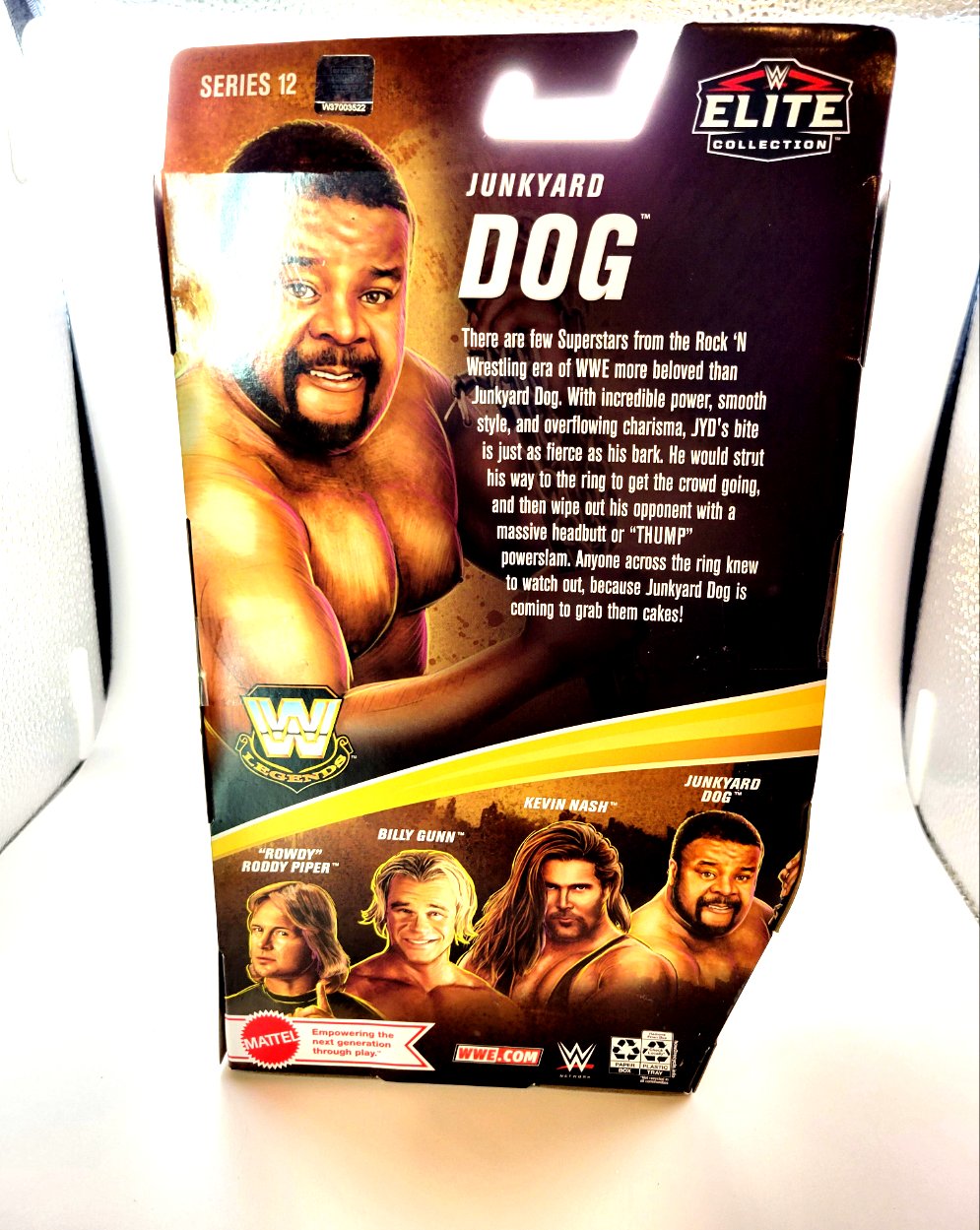 Mattel WWE Legends Series 12 Junkyard Dog Chase Action Figure