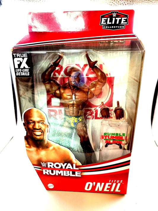 Mattel WWE Royal Rumble 2021 Elite Titus O'Neil Action Figure