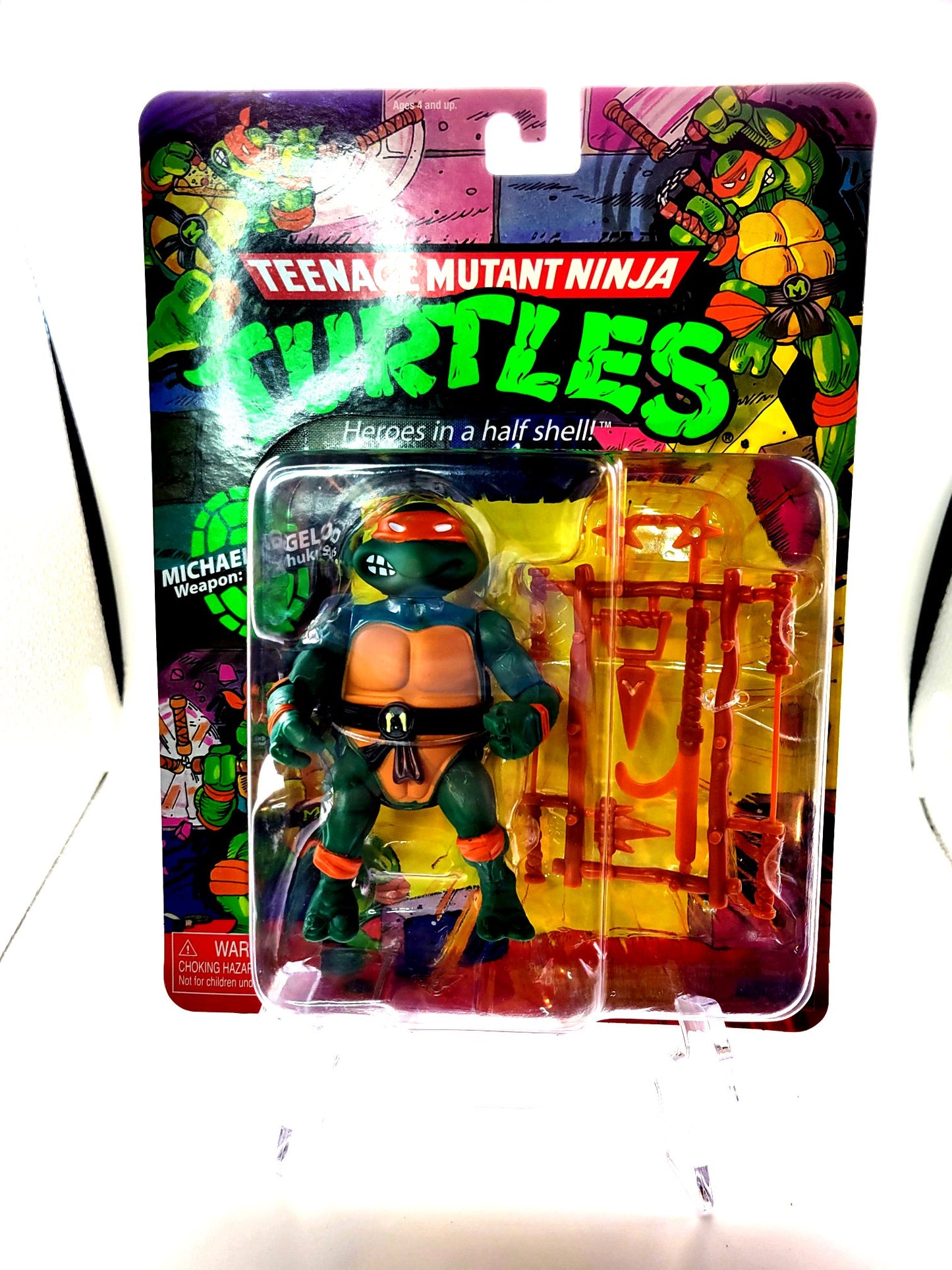 Playmates Teenage Mutant Ninja Turtles (2021) Retro Michelangelo Action Figure