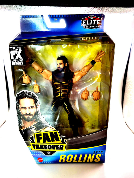 Mattel WWE Fan Takeover Elite Seth Rollins Action Figure