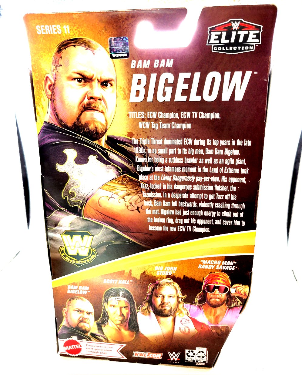 Mattel WWE Legends Series 11 Bam Bam Bigelow Action Figure