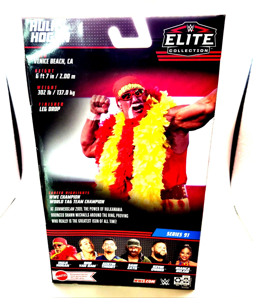 Mattel WWE Elite Series 91 Hulk Hogan Action Figure