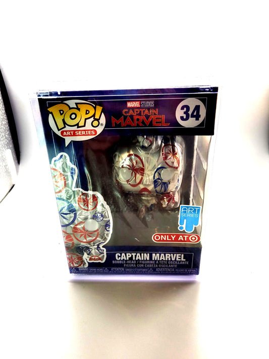 Funko Art Series Marvel Captain Marvel Target Exclusive Pop Figure