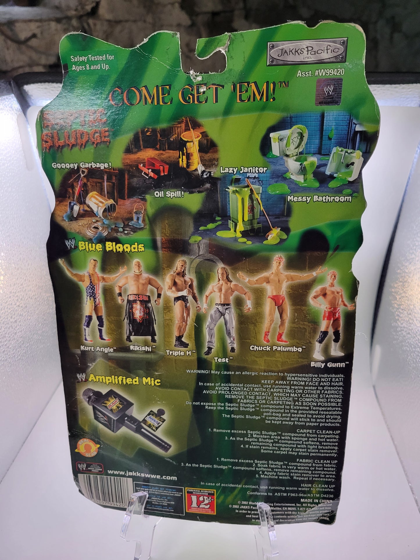 Jakks WWE Septic Sludge (2002) Messy Bathroom Accessory Pack