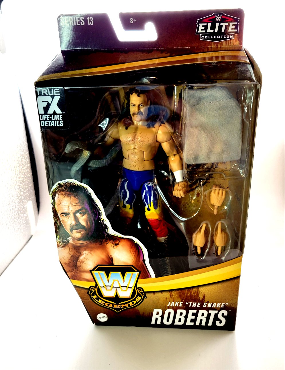 Mattel WWE Elite Legends Series 13 Jake "The Snake" Roberts Action Figure