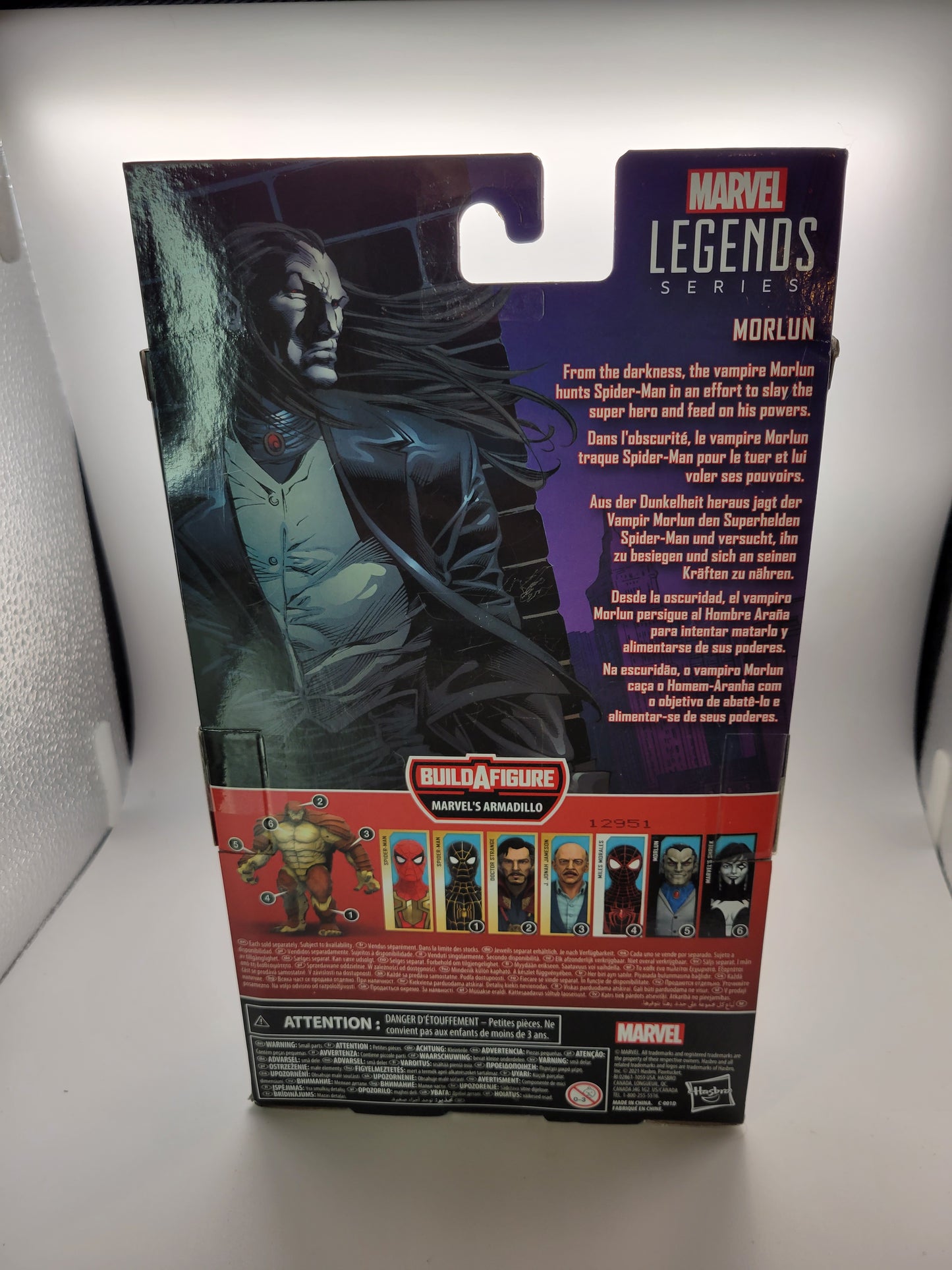 Hasbro Marvel Legends Spider-Man Morlun Action Figure