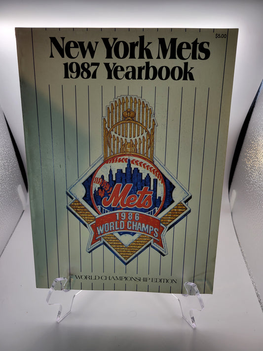 New York Mets 1987 Official Yearbook