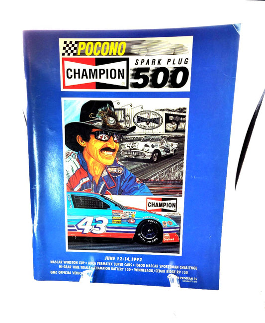 NASCAR Pocono Champion Spark Plug 500 1992 Official Program