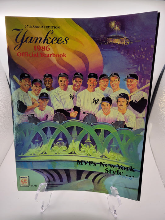 New York Yankees 1986 Official Yearbook