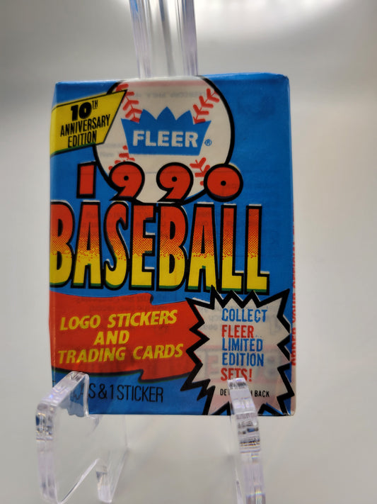 Fleer 1990 10th Anniversary Edition Baseball Card Pack