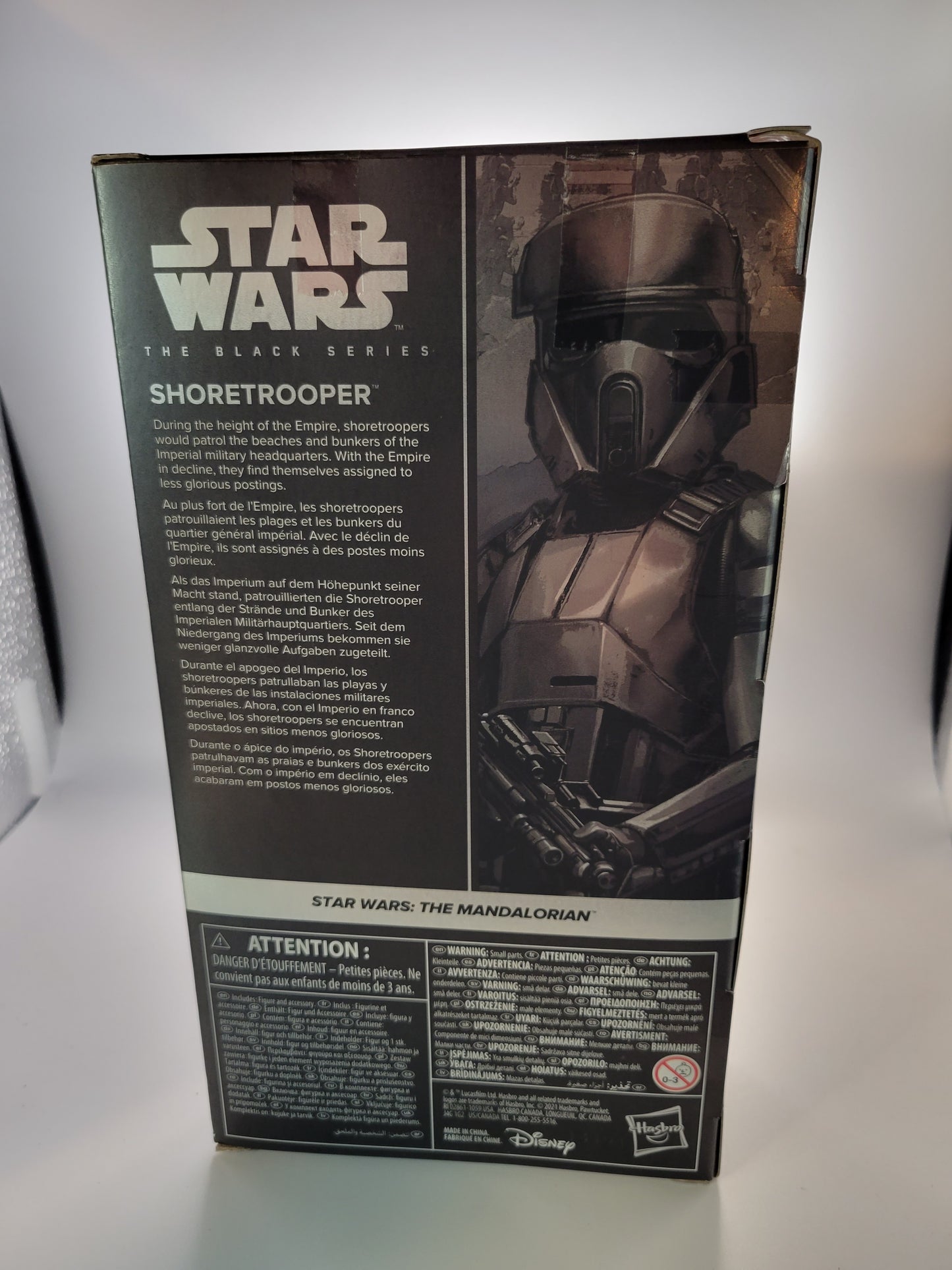 Hasbro Star Wars The Black Series Mandalorian Carbonized Shoretrooper Action Figure