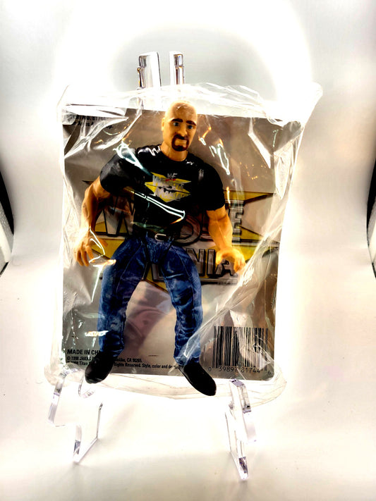 Jakks WWF Bone Crunching Action Stone Cold Steve Austin Wrestlemania XV Mail Away Action Figure