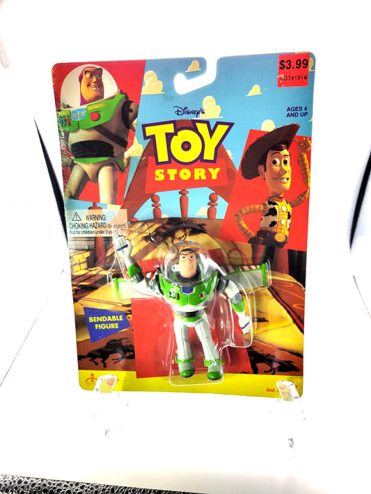 Thinkway Toys Toy Story (1996) Buzz Lightyear Bendable Action Figure