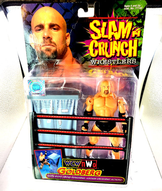 Toy Biz 1999 WCW Slam 'N Crunch Wrestlers Goldberg Action Figure