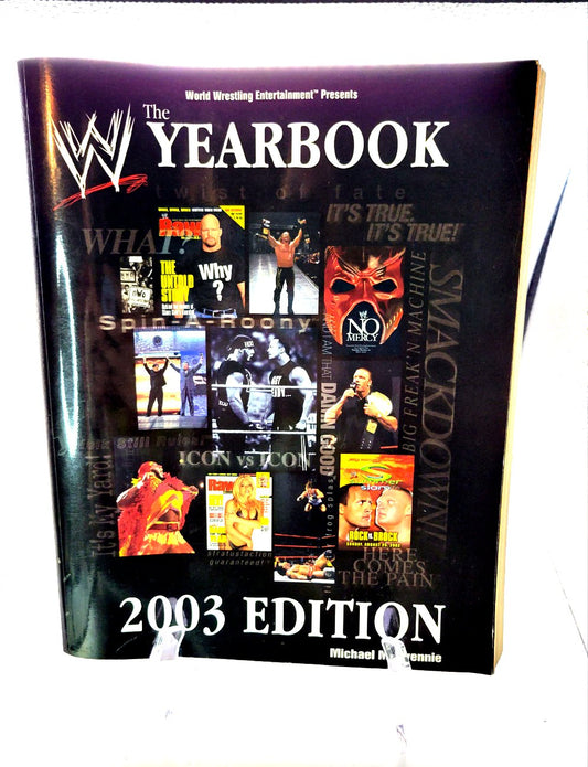 WWE Yearbook 2003 Edition Softcover Book