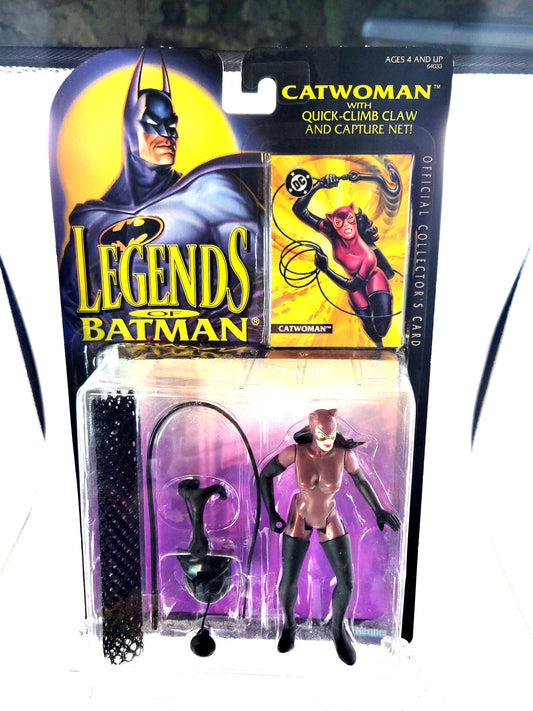 Kenner 1994 Legends Of Batman Catwoman With Quick-Climb Claw And Capture Net