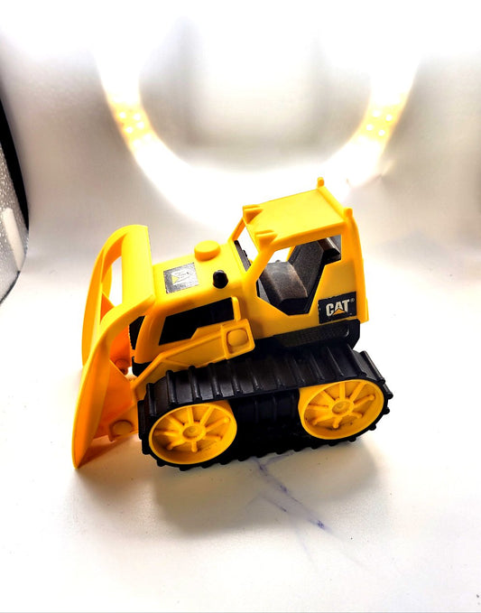 Toy State Caterpillar CAT Small Yellow Bulldozer Toy Truck