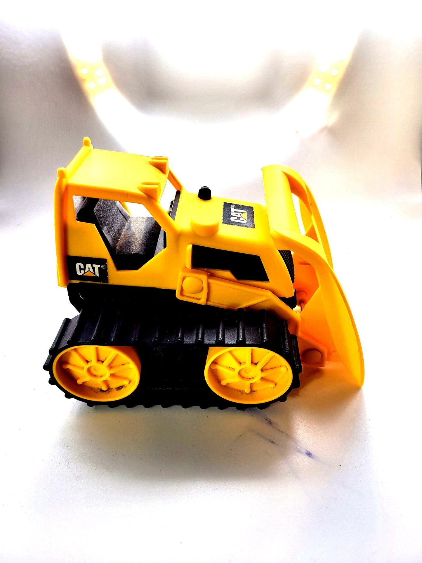 Toy State Caterpillar CAT Small Yellow Bulldozer Toy Truck