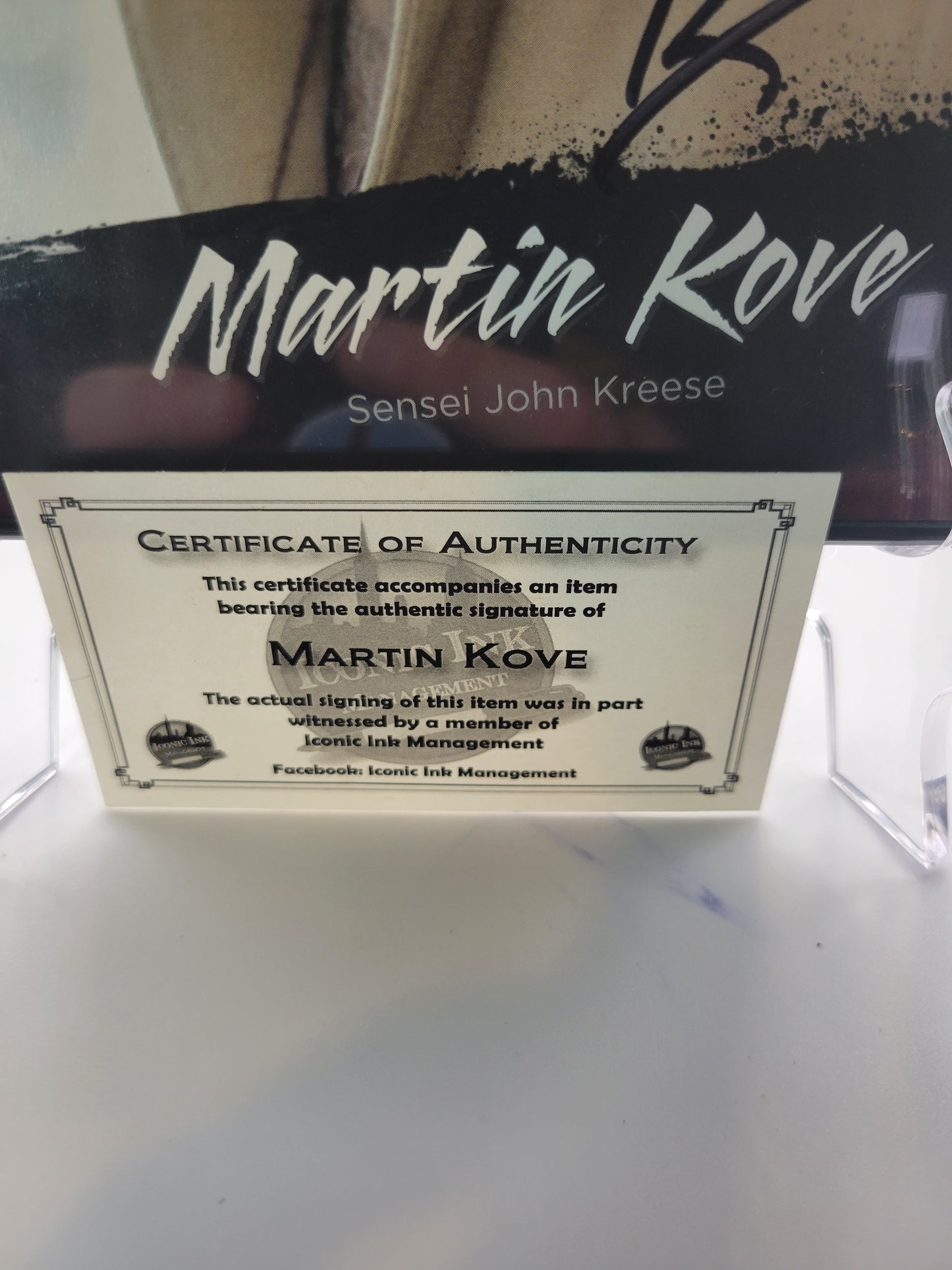 Martin Kove Karate Kid/Cobra Kai Sensei John Kreese Autographed 5x7