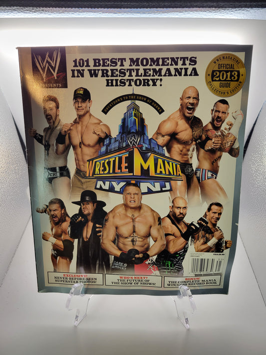 WWE Magazine Wrestlemania 29 NY/NJ 101 Best Moments In Wrestlemania History