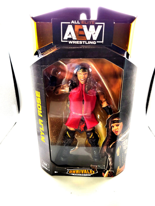 Jazwares All Elite Wrestling (AEW) Unrivaled Series 7 Nyla Rose Action Figure (Damaged Card)