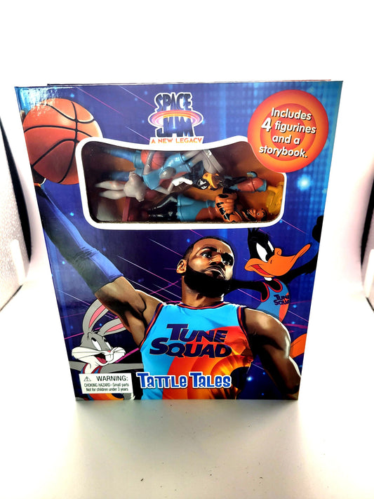 Phidal Space Jam: A New Legacy Tattle Tales Storybook and Figurines