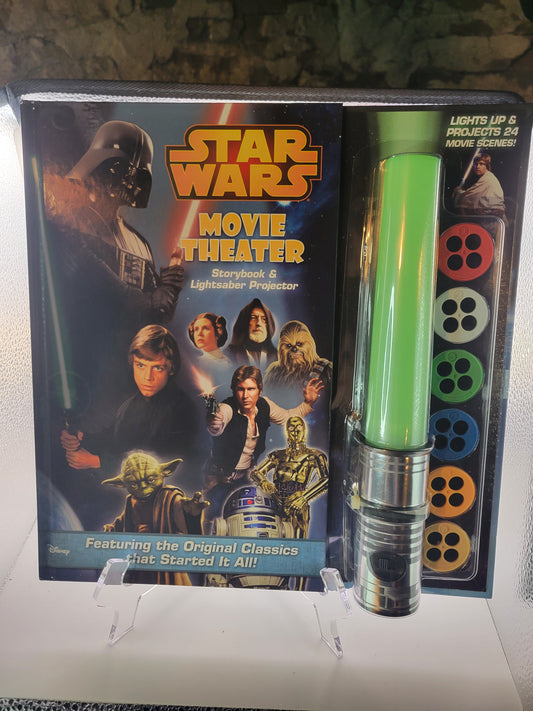 Star Wars Movie Theater Storybook and Lightsaber Projector