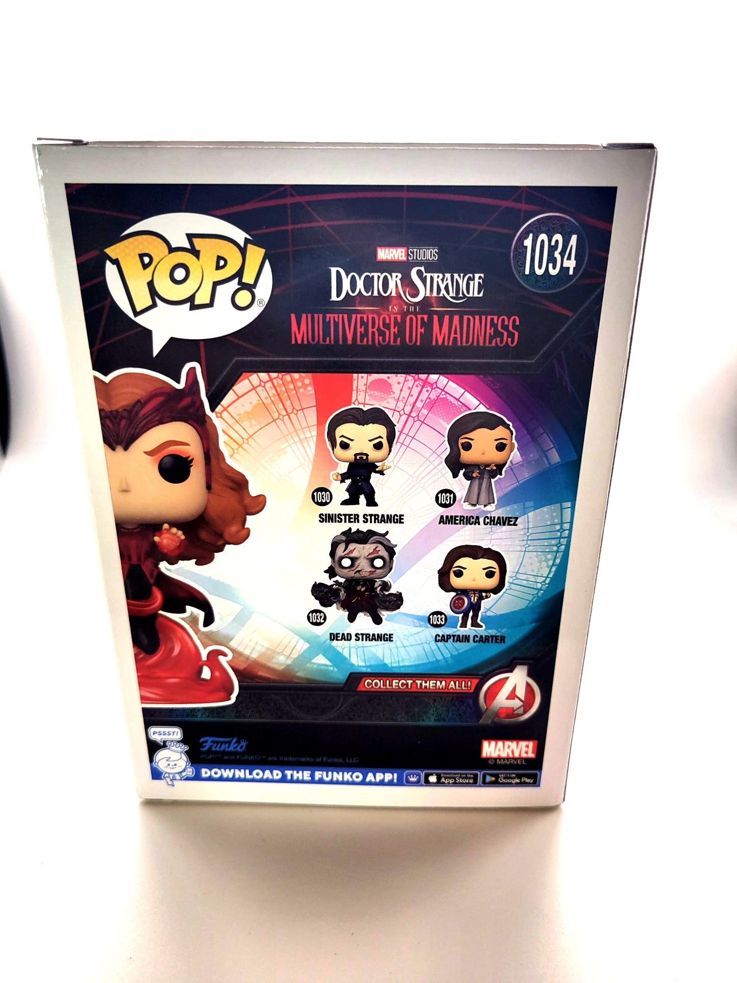 Funko Doctor Strange And The Multiverse Of Madness Scarlet Witch Walmart Exclusive POP Bobblehead #1034