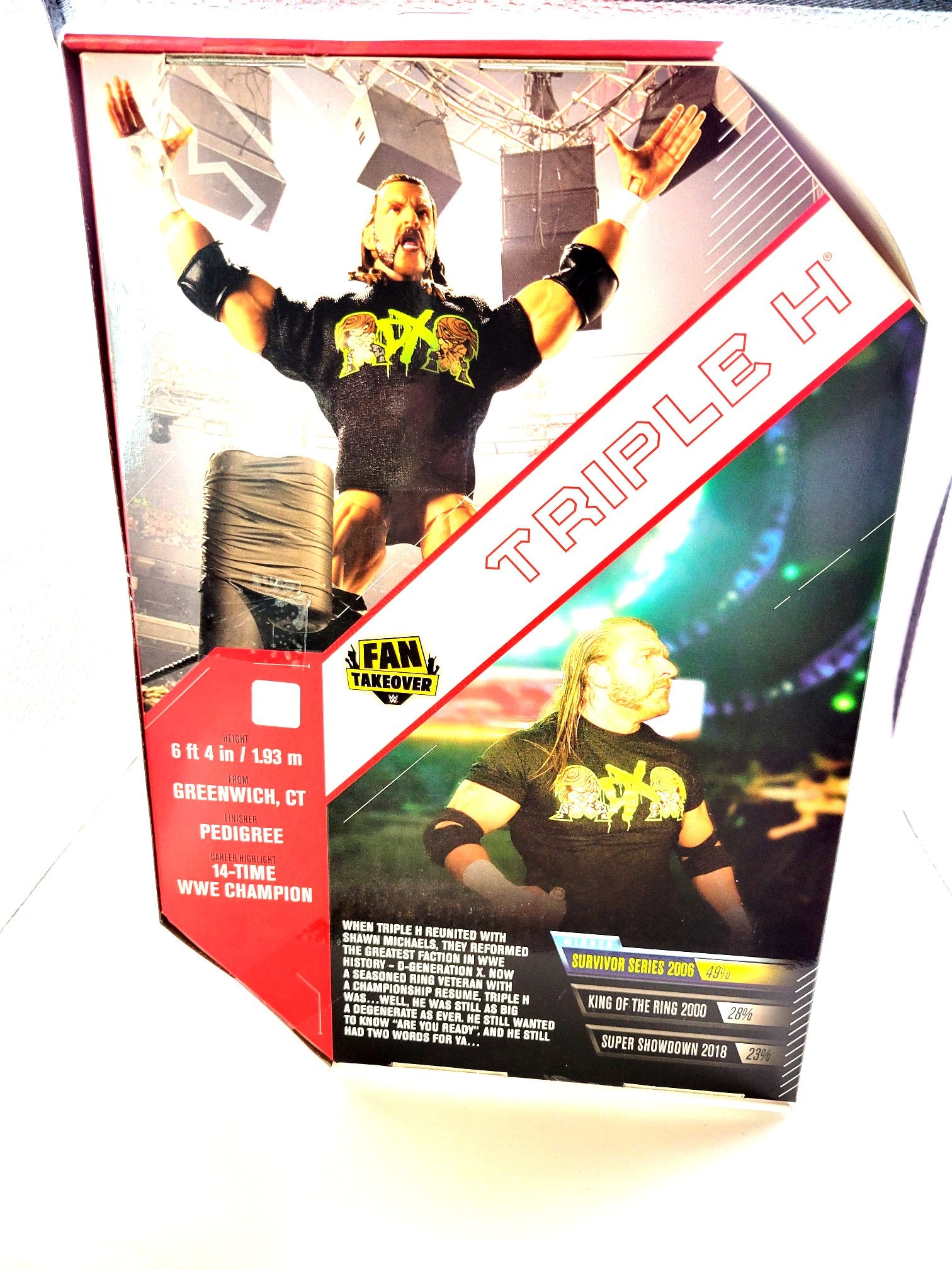 WWE MATTEL Fan Takeover Ultimate Edition – Figura de Triple H Multi – Yaxa  Store