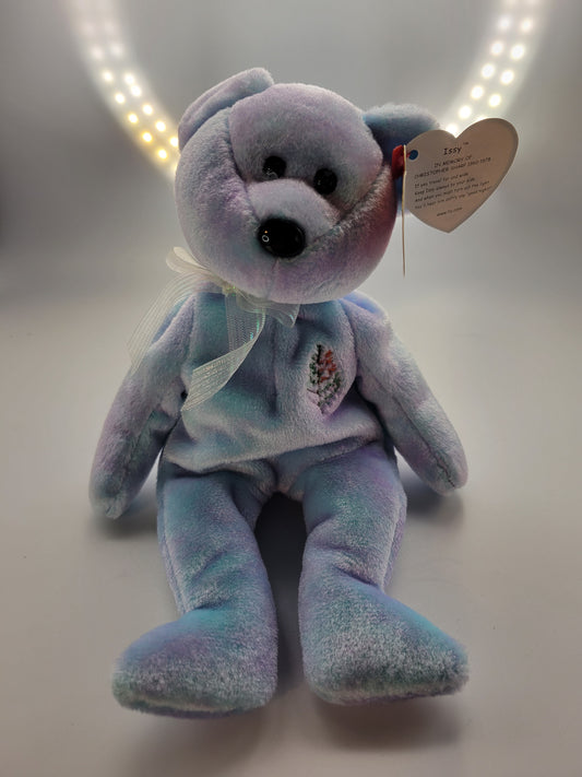 TY Beanie Babies Issy In Memory of Christopher Sharp Bear