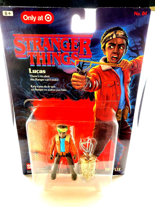 Bandai Stranger Things Target Exclusive Lucas Action Figure With Fright Feature