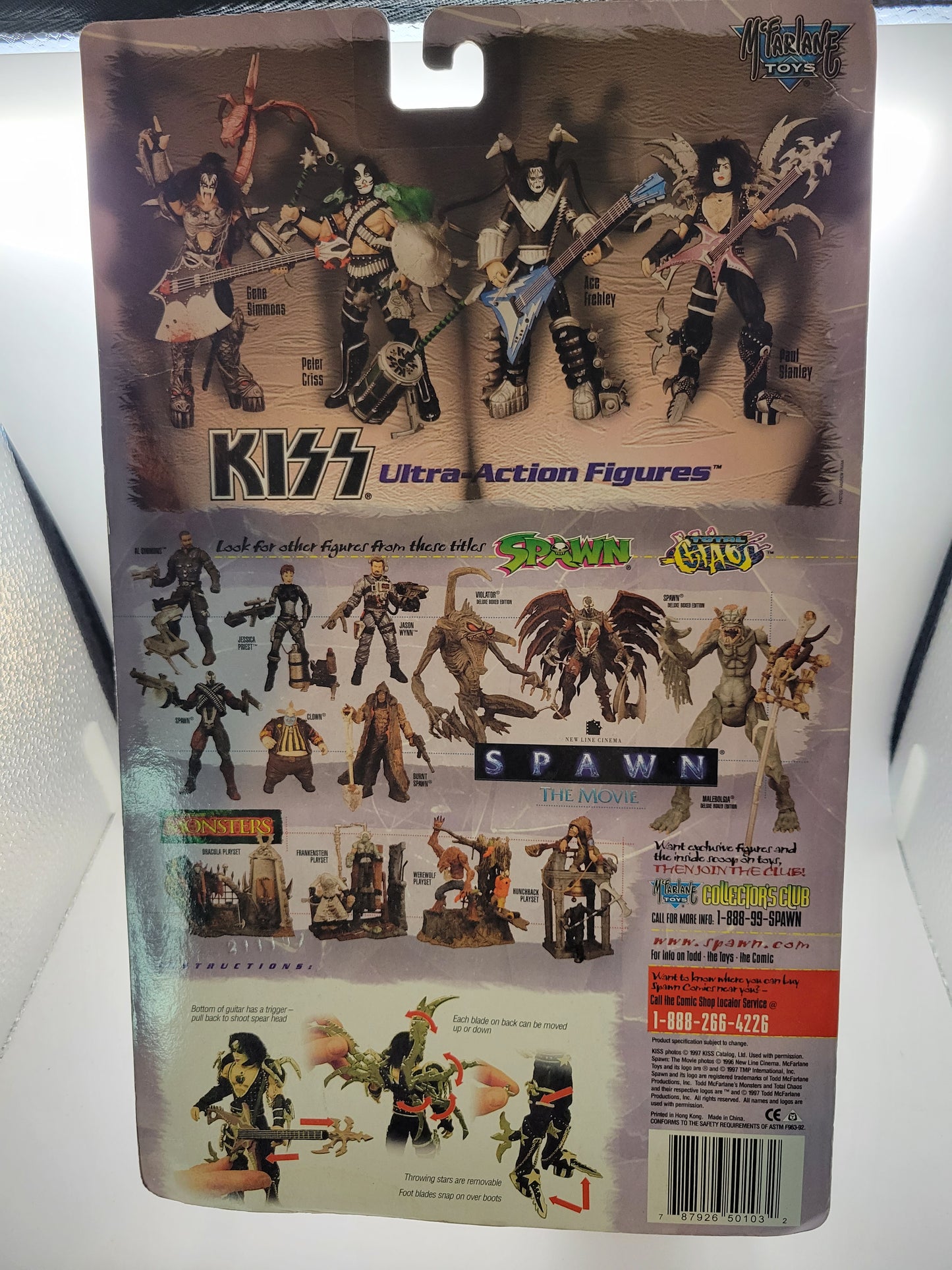 McFarlane Toys 1997 KISS Paul Stanley Ultra Action Figure