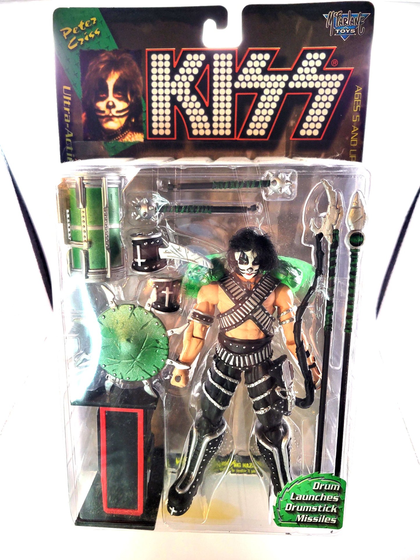 McFarlane Toys 1997 KISS Peter Criss Ultra Action Figure