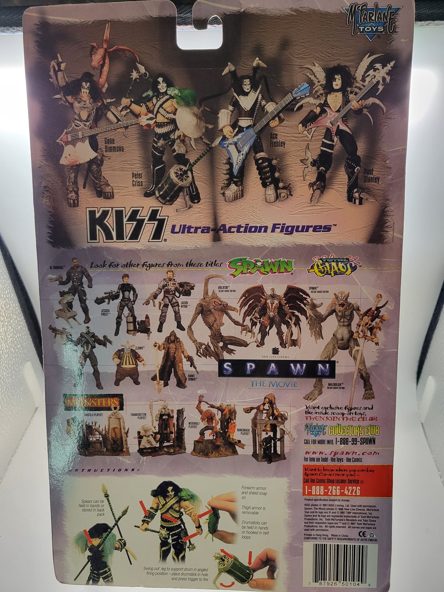 McFarlane Toys 1997 KISS Peter Criss Ultra Action Figure