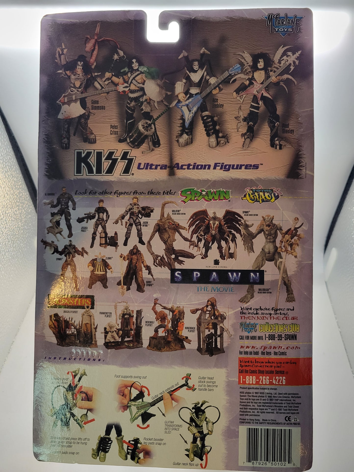 McFarlane Toys 1997 KISS Ace Frehley  Ultra Action Figure