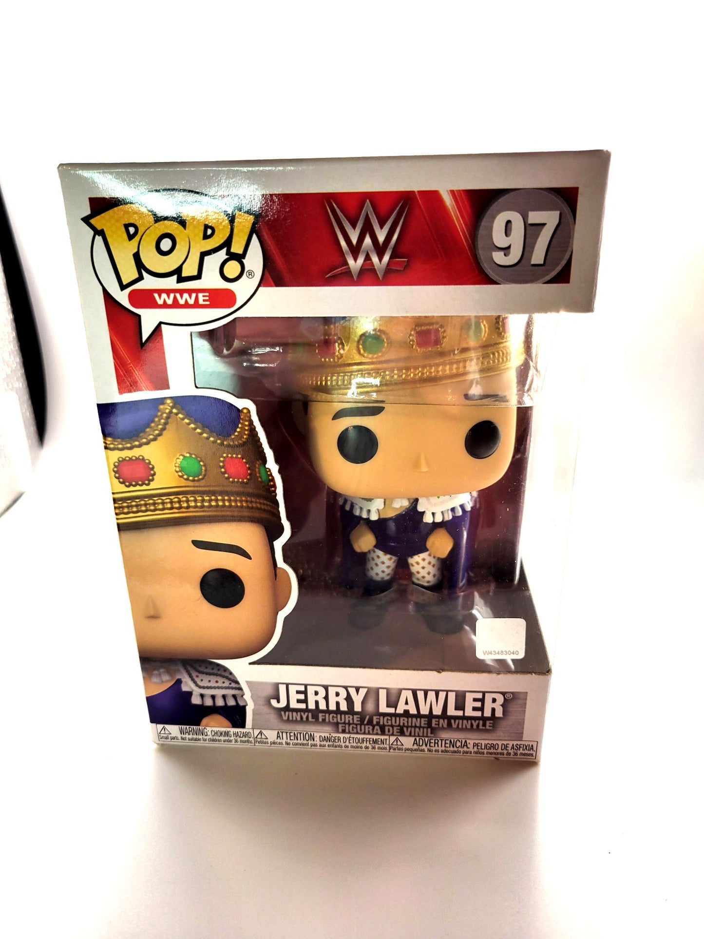 Funko WWE Jerry "The King" Lawler POP Figure 97