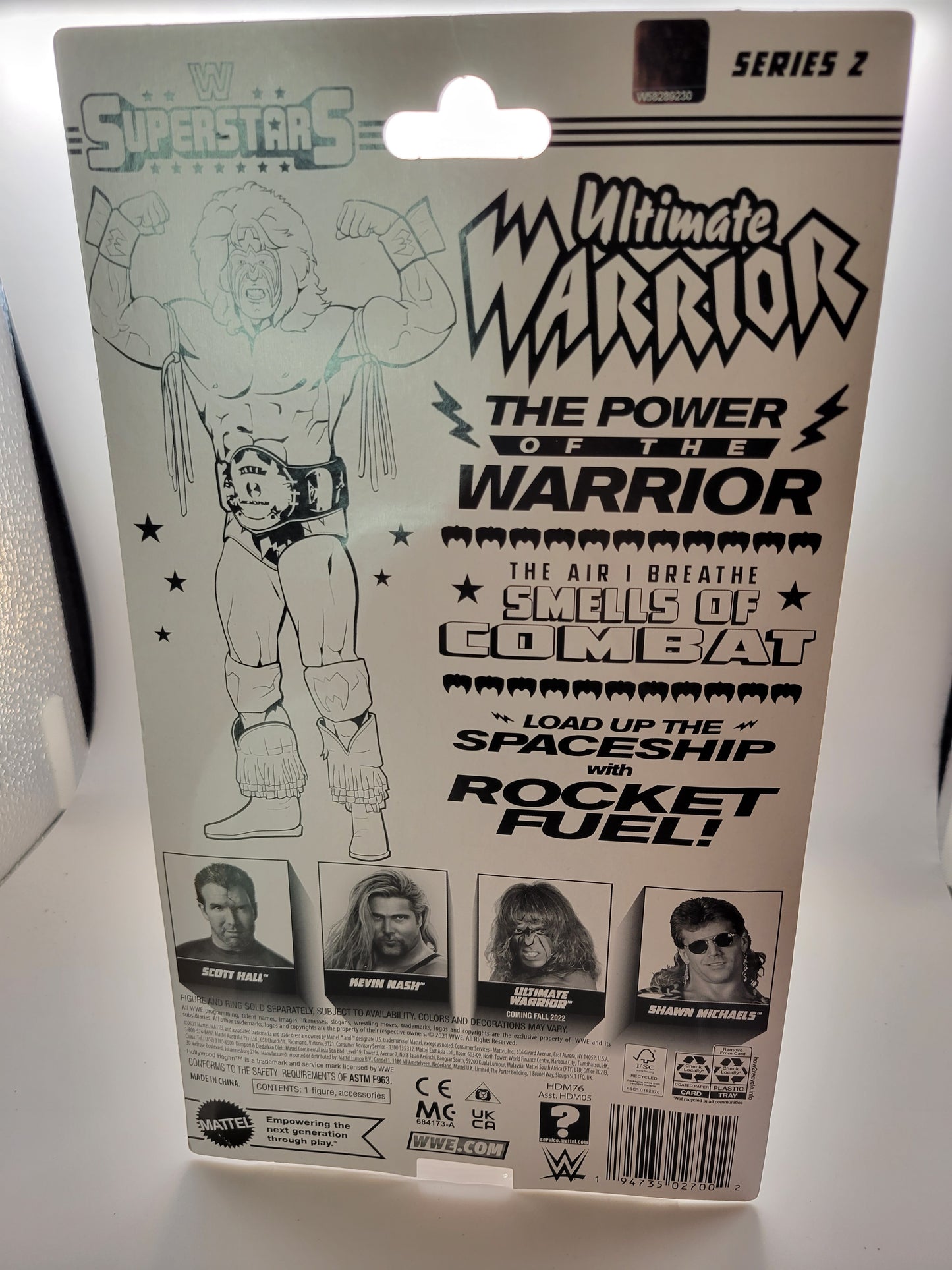 Mattel WWE Superstars Series 2 Ultimate Warrior Action Figure