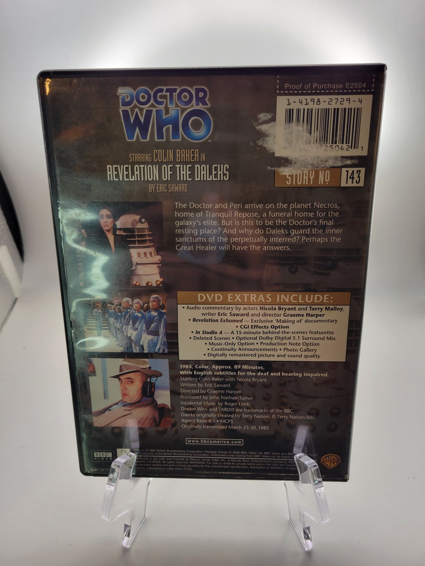 BBC Video Doctor Who Revelation of The Daleks DVD