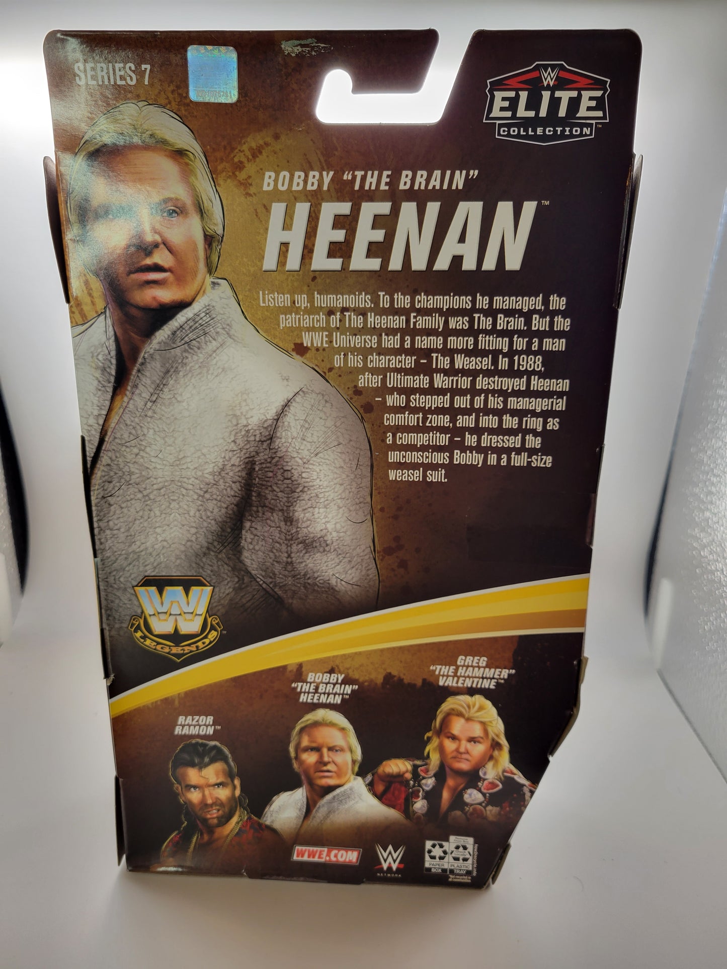 Mattel WWE Legends Series 7 Elite Bobby "The Brain" Heenan Action Figure