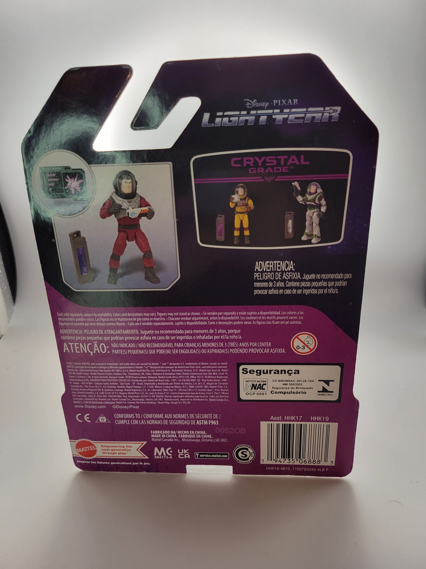 Mattel Disney Pixar Lightyear XL-09 Buzz Lightyear Crystal Grade Action Figure