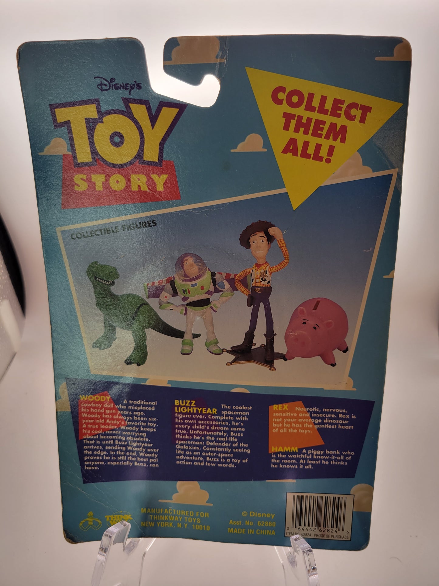 Thinkway Toys (1996) Disney Toy Story Woody Collectible Figure